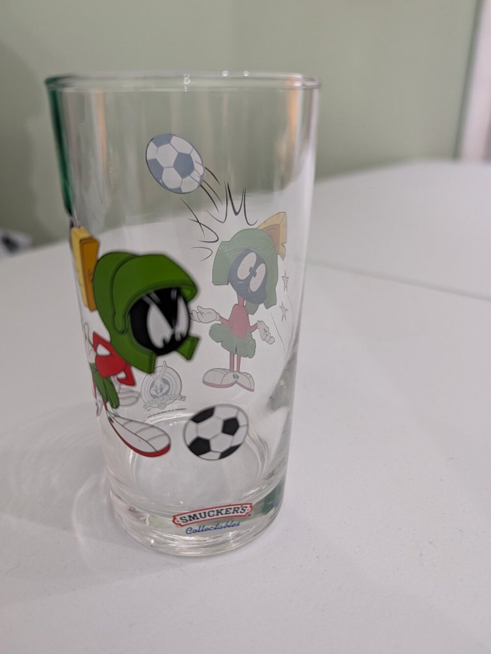 Vintage Smucker's Marvin the Martian Collectable Glass - Looney Tunes - Soccer - Picture 5 of 11
